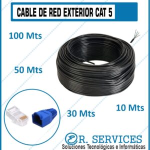 CABLE DE RED EXTERIOR CAT5 305MTS