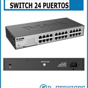 Switch 24 Puertos 10/100 MBPS D-LINK
