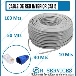 CABLE DE REDINTERIOR CAT6 305MTS