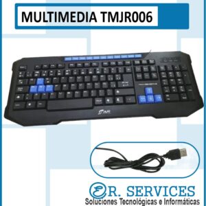TECLADO MULTIMEDIA TMJR006