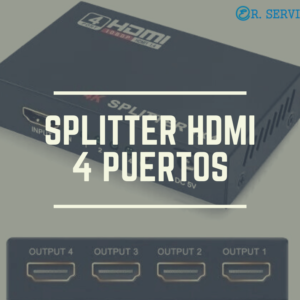 Splitter HDMI 4 Puertos 350mhz 3D Full HD