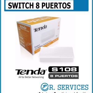 Switch 8 Puertos 10/100MBPS S108 TENDA