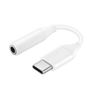 adaptador tipo C a audio jack 3.5mm headphone